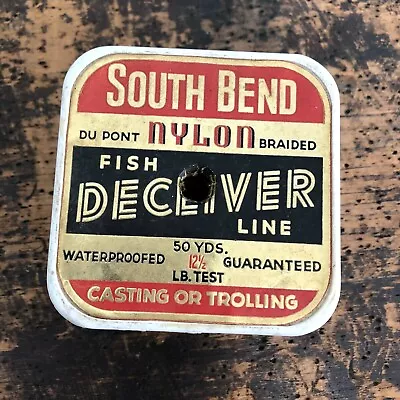 NOS Vintage SOUTH BEND Nylon FISH DECEIVER Line 50 YDS Fishing CASTING Trolling • $15