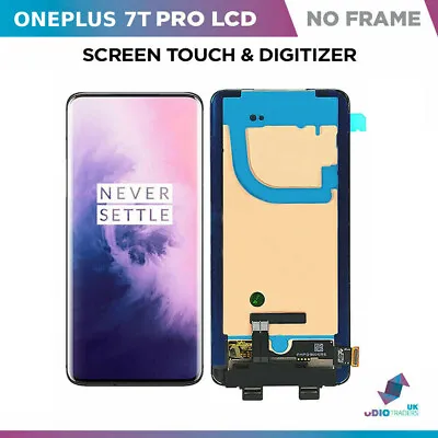 Original AMOLED OLED LCD Touch Screen Digitizer Display For OnePlus 7T Pro Black • £164.86