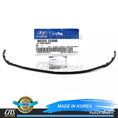 GENUINE Front Bumper Lower Deflector For 12-17 Hyundai Veloster Base 865252V000 • $35.56