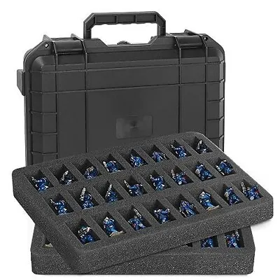 Miniature Storage Figure Case Miniature Sturdy Hard Case  48 Slot 48 Slots • $55