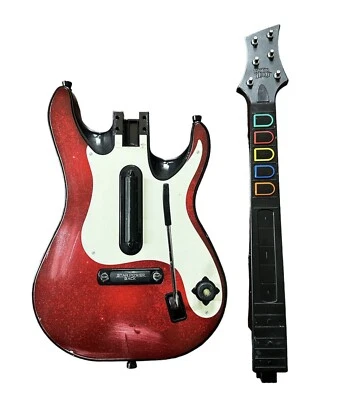 $19.99 • Buy Guitar Hero Xbox 360 Wireless Controller Octane Red 95905-805 FOR PARTS- READ