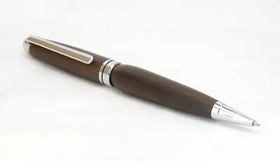 £11.99 • Buy Hand Crafted Rosewood Ballpoint Twist Pen Black Ink Handmade Wooden Gift