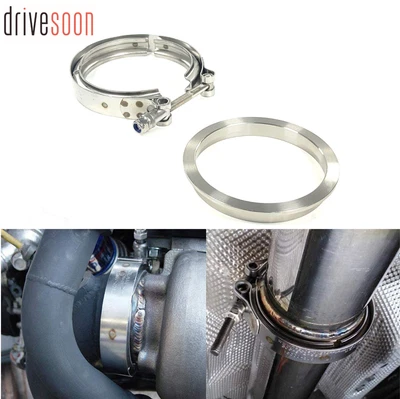 $26.59 • Buy Borg Warner 4  Exhaust V-band Downpipe Flange Clamp S400 S400SXE S475 S480 *T4*