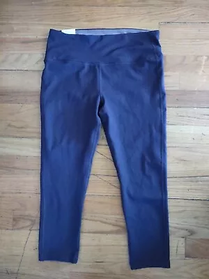 Marika Sport Tummy Control Purple Leggings  Capri Length NWT L • $14.84