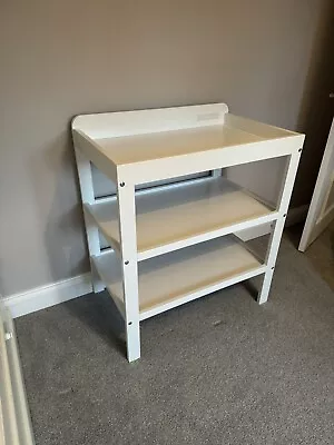 John Lewis Baby Changing Table Unit White - Good Used Condition • £30