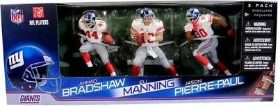 Eli Manning Jason Pierre-Paul & Ahmad Bradshaw Action Figure 3-Pack • $109.99