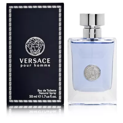 Versace Pour Homme Edt Spray (men) 1.7 Oz *new In Box* • $31.99