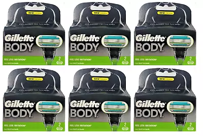 Gillette Body Razor Blade Refills Fits On Mach3 & Venus Handle 12 Cartridges • $16.99