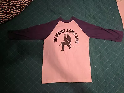Rare The Mighty J. Geils Band Medium Baseball Shirt W/ Peter Wolf Still New • $120