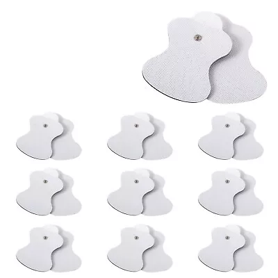 Omron Tens Unit Electrotherapy Replacement Electrodes Pads Reusable (10 PCS) • $13.99