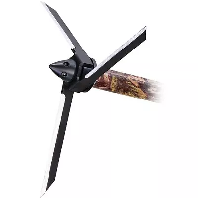 Magnus Outdoor MATH125 Bullhead Turkey Head Arrow/Bolt Mechanical Broadhead • $44.89