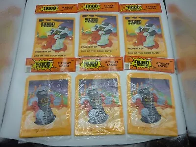 Vintage Robo Force 1984 NOS Party Treat Bags Sacks Lot Of 6 Packages Maxx Steele • $19.99