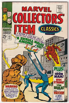 Marvel Collectors' Item Classics #13 F- 1968 Marvel Comics - Combine Shipping • $5.50