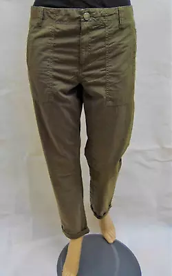 New Ladies Marks & Spencer Indigo Collection Khaki Chino Trousers Plus Size 20 • £8.99