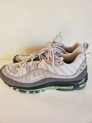 Size 13 - Nike Air Max 98 Vast Grey Mint.  Used No Box.  • $36