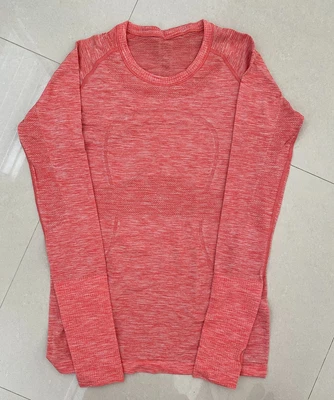 $40 • Buy Lululemon Swiftly Tech Long Sleeve Pull Over Active Top Sz8 AU 12 NWOT