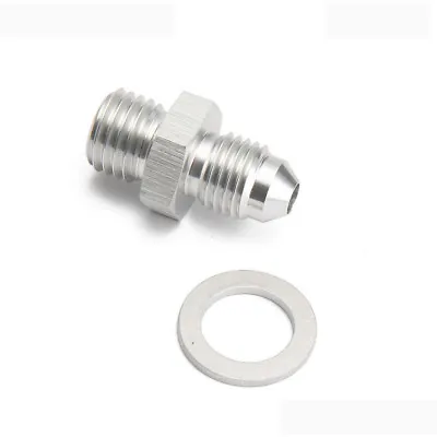 New M12x1.5mm Turbo Oil Feed Adapter Kit/1.5mm Hole To -4AN Fit Volvo TD04H/04HL • $11.99