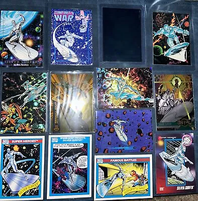 Silver Surfer Ron Lim Auto Marvel Cards  Hologram Prisms Promo Trading Cards • $95.99