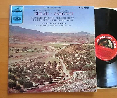 £25 • Buy ASD 625 ED1 Mendelssohn Elijah Highlights Malcolm Sargent NEAR MINT EMI 1st S/C