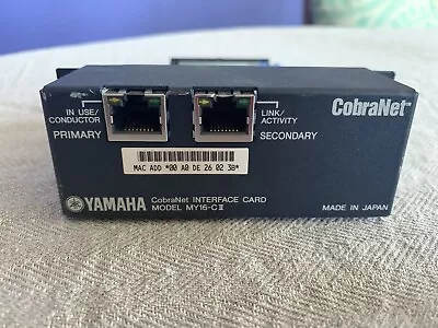 CobraNet MY16-CII For Yamaha 01V-96 Ethernet Interface Card • $315