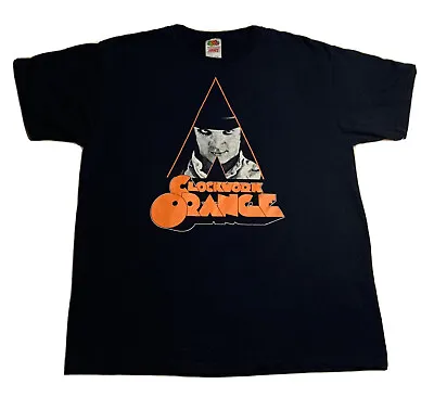 Vintage A Clockwork Orange Movie T Shirt Size L Stanley Kubrick Movie Alex Cult • $56.99