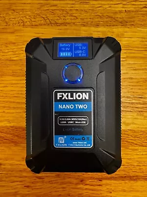 FX Lion NANO TWO 14.8V 98Wh Ultra-Compact V-Mount Lithium-Ion Battery • $75