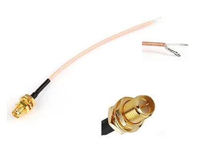 £3.25 • Buy RP SMA Female To PCB Solder Pigtail Cable For WIFI RG316 LOW LOSS 20cm     169