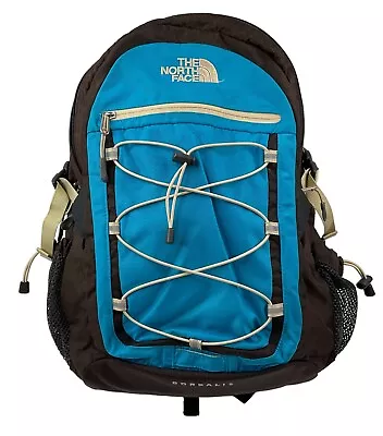 The North Face Borealis Backpack 17 X12 X9  Black Turquoise Laptop Sleeve Bag • $28.01