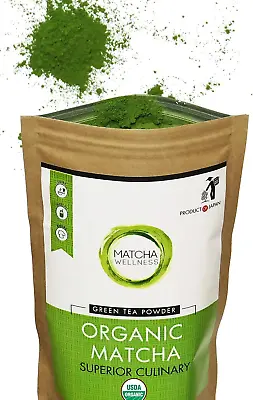 Premium Organic Japanese Matcha Green Tea Powder - Superior Culinary Grade - Sto • $14.36