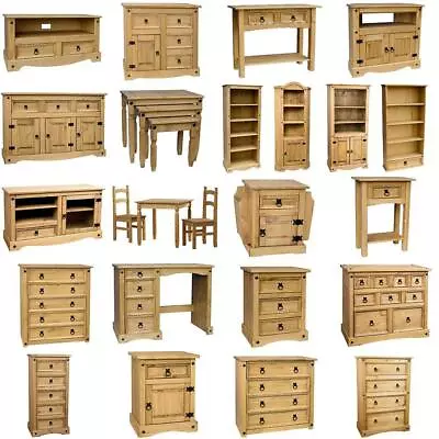 £119.99 • Buy Corona Bookcase Sideboard TV Unit Solid Wood Living Room Bedroom Furniture