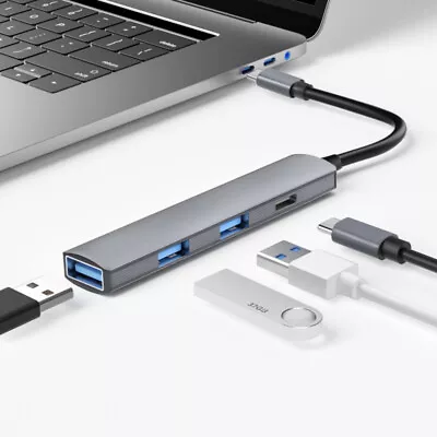 Adapter USB C HUB Type C 4 Port High Speed Multi USB Splitter PC Laptop Macbook • $5.98