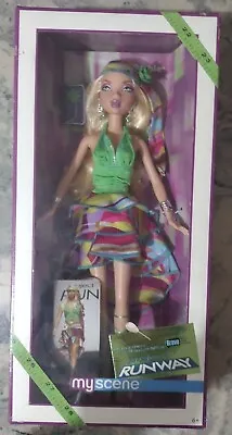  Barbie Doll Project Runway My Scene Doll Nrfb New 2006 Blonde Green Top New • $74.99