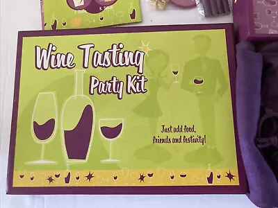 $15.99 • Buy Wine Tasting Party Kit, Host A Wine Tasting Party - NEW OPEN BOX