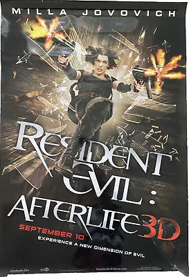 Resident Evil After Life 3D Milla Jovovich Vintage Movie Poster 11357 • £19.88