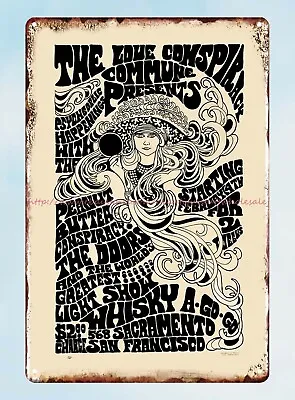 $18.89 • Buy Psychedelic The Doors Peanut Butter Conspiracy San Francisco Concert Poster 1967