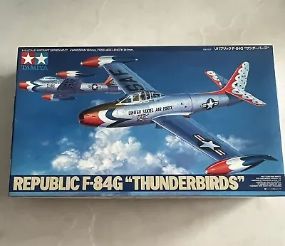Republic F-84G “Thunderbirds” Tamiya 1:48 Airplane Model Kit • $37.50