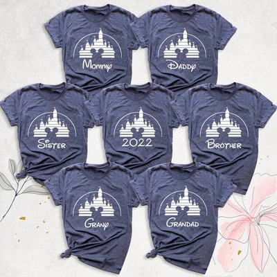 $27.98 • Buy Disney Shirts 2022 Disney Family Disney Vacation Disneyland Family Personalized