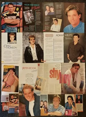 Home And Away Actor Magazine Cuttings (Les Hill/Peter Vroom/Adam Willits & More) • £9.99