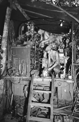 WW2 Picture Photo New Guinea May 1943US Army Soldiers Working Shop Truck 1750 • $5.95