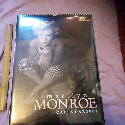 MARILYN MONROE CALENDAR SEALED 2004  16 X 12 Ins • £10