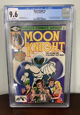 Moon Knight #1 “cvr B 1st Appearance Bushman” Cgc Grade 9.6 Marvel Comics 1980 • $190