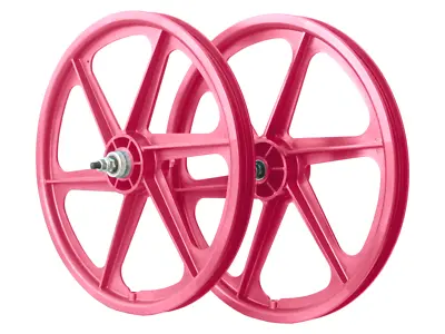 SKYWAY Tuff 6 Spoke S/B Wheel Sets Pink • $259