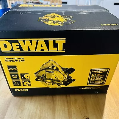 DeWalt DWE560-XE 1350W 184mm (7-1/4 ) Circular Saw • $170