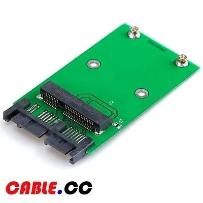 Cablecc MSATA 50Pin To 1.8  Micro SATA 3.3v 16pin Adapter PCBA For SSD HDD SATA • $6.69