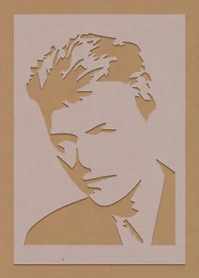 David Bowie 2 Stencil Celebrity Rock Star Shabby Chic Vintage 80's • £2.99