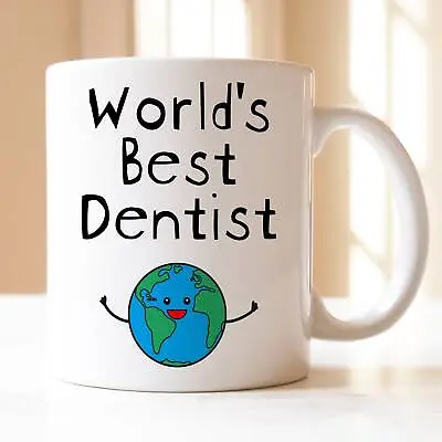 £17.01 • Buy World's Best Dentist Mug Funny Coffee Cup Gifts For Dental School Clinic
