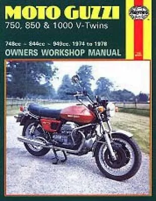 Haynes Moto Guzzi 750 850 1000 V-Twins 1974-1978 Motorcycle Repair Manual : H339 • $36.71