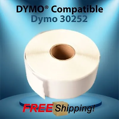 Dymo Compatible LabelWriter 30252 White Paper Rolls Twin Turbo Duo • $9.99