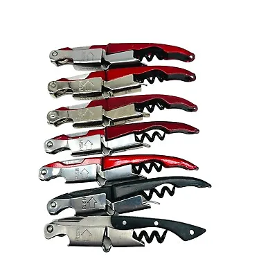 7 Pcs Rabbit Houdini Coutale Waiter's Friend Corkscrew Wine Bottle Opener Set • $34.37