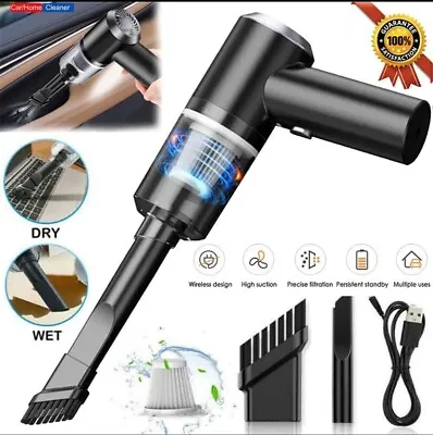 $11.99 • Buy Cordless Handheld Vacuum Cleaner Small Mini Portable Car Auto Home Wireless
